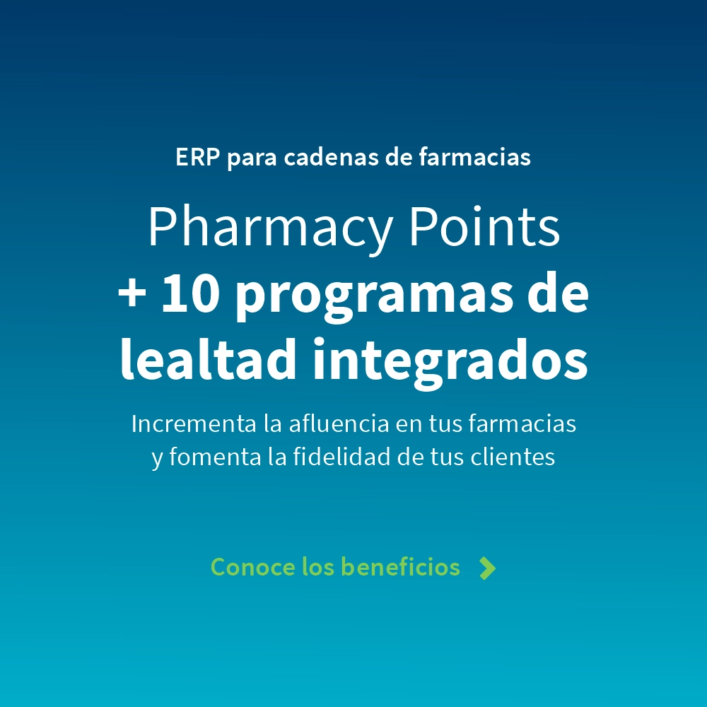 Pharmacy Points+10 programas delealtad integrados